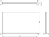 Sapho WOODY deska 756x28x463mm, masiv přírodní dub WDS750-70