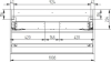 Mereo Aira, koupelnová skříňka 101 cm, dub Halifax CN742S