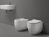 Kerasan FLO WC mísa stojící, 36x51, 5cm, spodní/zadní odpad, bílá 311601