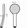 Sapho Podomítkový sprchový set s termostatickou baterií, box, 2 výstupy, černá mat RH399B-01