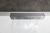 Polysan CASCATA L MONOLITH obdélníková vana 180x80x60cm, kaskáda bílá 73836ML.101
