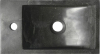 Sapho BLOK kamenné umývátko 40x22cm, baterie vlevo, antracit 2401-38