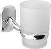 Aqualine RUMBA sklenka, mléčné sklo, chrom RB104