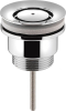 Sapho Umyvadlová výpust 5/4“, neuzavíratelná, design zátka, 3-65mm, chrom CV2005
