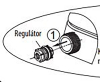 Sapho Regulátor k bidetovému sedátku LB402, LB802 NDLB02-4