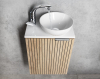 Sapho FLY stojánková umyvadlová baterie s otočnou hubicí, ECO kartuše, chrom DF004-01