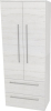 Mereo Bino, koupelnová skříňka vysoká 163 cm, dvojitá, Multidecor, Pino Aurélio CN699PINO
