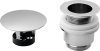 Omp Tea Umyvadlová výpust 5/4“, neuzavíratelná, velká zátka, 30-45mm, chrom 147.555.5