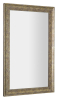 Sapho MANTILA zrcadlo v dřevěném rámu 76x126cm, antik NL740