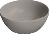 GSI PURA keramické umývátko na desku, průměr 32cm, tortora mat 885405