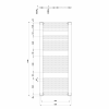 Aqualine DIRECT otopné těleso s bočním připojením 600x1320 mm, bílá ILR36T