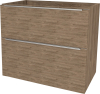 Mereo Mailo, koupelnová skříňka 61 cm, chrom madlo, Multidecor, Dark Rockford Hic CN590SDRH1