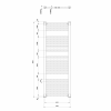 Aqualine DIRECT otopné těleso s bočním připojením 450x1320 mm, bílá ILR34T