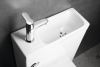 Aqualine JALTA HYGIE WC kombi s umývátkem, Rimless, spodní/zadní odpad, bílá PB103H