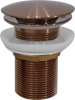 Sapho AURUM umyvadlová výpust  5/4“, click-clack, měď mat ND-AU300