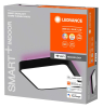 LEDVANCE ORBIS BACKLIGHT stropní svítidlo, 350x350mm, WIFI RGB+stmívatelné, 2800lm, 28W, IP20, černá AC314100055