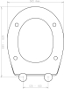 Mereo WC sedátko pro VSD74 CSS117 (3556)