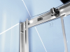 Polysan EASY čtvrtkruhová sprchová zástěna 900x800mm, L/R, čiré sklo EL2815