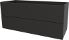 Mereo Aira, koupelnová skříňka 121 cm, Multidecor, Černá Supermat CN793SCIPM