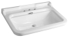 Kerasan WALDORF keramické umyvadlo 80x55cm, 3 otvory, bílá 4141K1-3