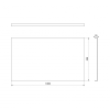 Polysan PLAIN panel boční 100x59cm 72723