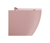 GSI PURA WC mísa stojící, Swirlflush, 36x55cm, spodní/zadní odpad, blush dual-mat 880324