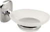Aqualine RUMBA mýdlenka, mléčné sklo, chrom RB102