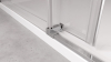 Polysan THRON SQUARE sprchové dveře 1100 mm, hranaté pojezdy, čiré sklo TL5011-5002