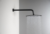 Sapho SLIM hlavová sprcha, průměr 300mm, černá mat MS573B