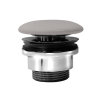 GSI GSI umyvadlová výpust 5/4“, neuzavíratelná, keramická zátka, 5-65mm, tortora mat PVC05