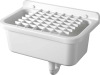 Aqualine Závěsná výlevka 55x34cm, plast, bílá PI5055
