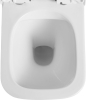 Mereo WC závěsné kapotované, RIMLESS, 490x340x350, keramické, vč. sedátka VSD83S