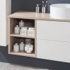 Mereo Aira, koupelnová skříňka 101 cm, Multidecor, bílá perlička CN792SBIEL