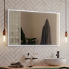 Nimco OBDELNÍKOVÁ - OSTRÉ ROHY Černé LED zrcadlo 800x700 ZPC 13003-90