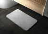 Gedy FUZZY koupelnová předložka, 50x80cm, 100% polyester, protiskluz, šedá 96FY508008