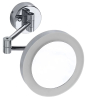Sapho X-ROUND kosmetické zrcátko závěsné LED, Ø 200mm, chrom XR016