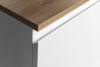 Aqualine ALTAIR skříňka s deskou 58 cm, bílá/dub emporio AI263-02