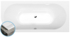 Polysan VIVA R SLIM asymetrická vana 185x80x47cm, bílá 72129S