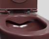 Isvea INFINITY závěsná WC mísa, Rimless, 36, 5x53cm, maroon red 10NF02004-2R