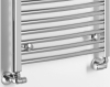 Aqualine ALYA otopné těleso oblé 500x1420mm, chrom LLC203