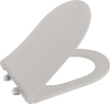 Sapho BRILLA WC sedátko, SLIM, Soft Close, latte mat 100787-114