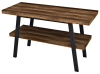 Sapho AVICE deska pod umyvadlo 120x39cm, tl.5cm, dub tmavý AV11211