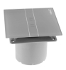 Cata E-100 GBTH koupelnový ventilátor axiální s automatem, 4W/8W, potrubí 100mm, černá 00900602