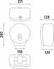 Nimco Hygienický program Zásobník na toaletní papír HP 9555M-04