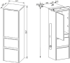 Mereo Opto koupelnová skříňka vysoká 125 cm, levé otevírání, Multidecor, Pino Aurélio CN995LPINO
