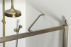 Gelco ANTIQUE vzpěra k zástěnám 600mm, bronz GQV320