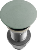 Sapho Umyvadlová výpust 5/4“, click-clack, betonová zátka, 10-80mm, zelená FG923