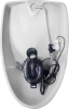 Isvea DYNASTY urinál s automatickým splachovačem 6V DC, zakrytý přívod vody, 39x58 cm 10SZ92001-SENSOR