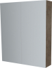 Mereo Koupelnová skříňka zrcadlová 80 cm, galerka, 2 x dvířka, Multidecor, Beton Chicago tm šedý CN798G82BCS2