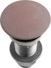 Sapho Umyvadlová výpust 5/4“, click-clack, betonová zátka, 10-80mm, růžová mat FG921